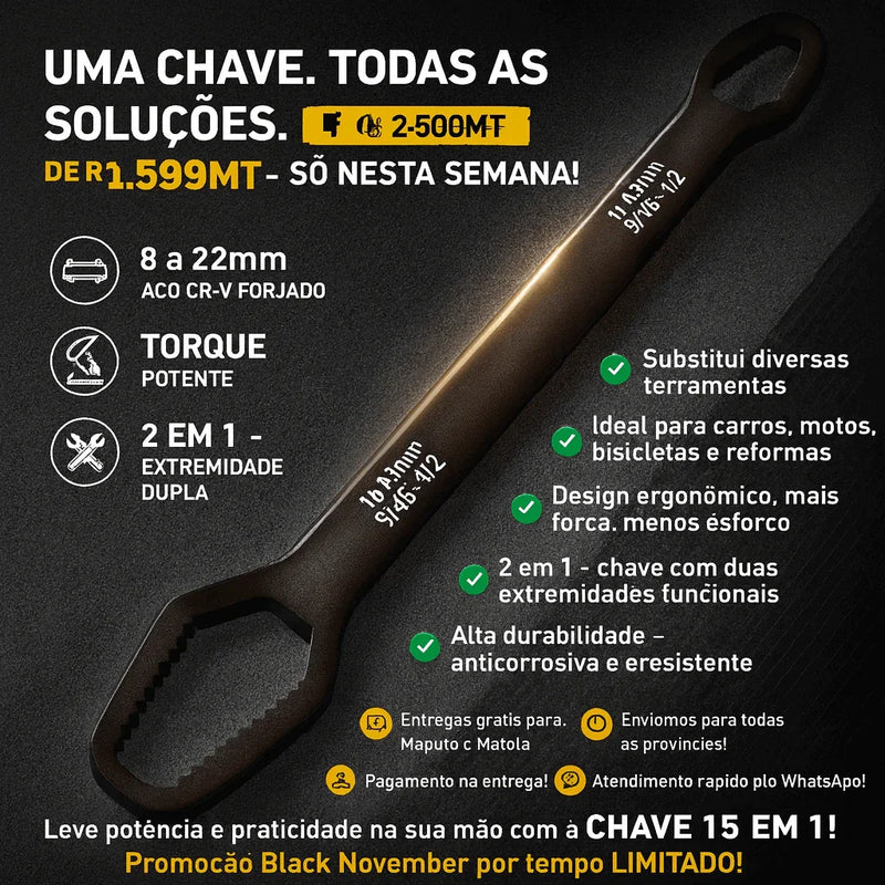 Chave Mestra Multifuncional 15x1 - Brilho Shop