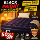 A03 - Colchão Inflável Casal Bestway com Flockado de Veludo - Brilho Shop