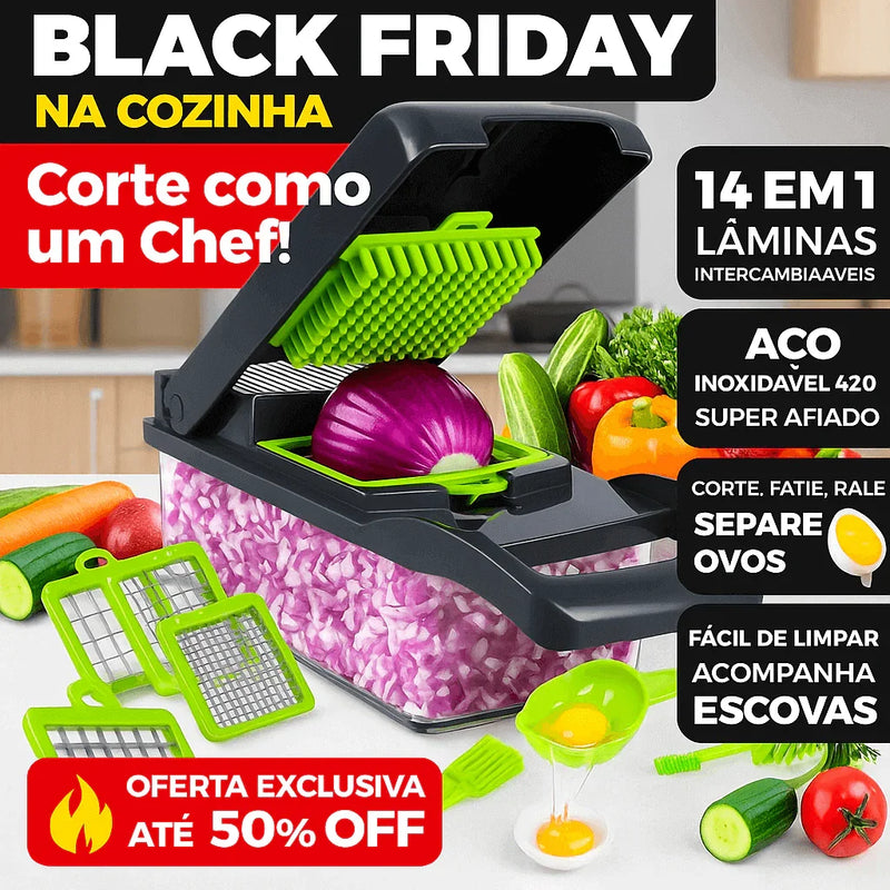 A14 - Cortador Multifuncinal 12 em 1 - Brilho Shop