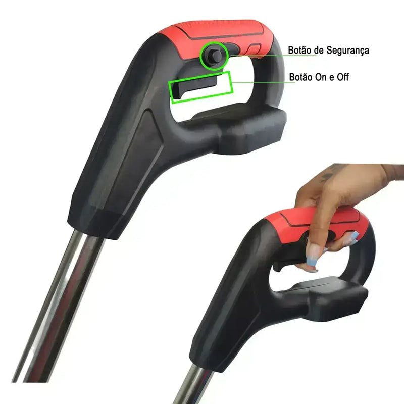A07 - GreenForce Turbo Garden – O Cortador de Grama a Bateria Ideal para um Jardim Sempre Impecável, Praticidade e Potência em Cada Corte + UM SUPER BRINDE