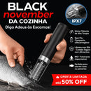 A10 - FishClean Max- Escamador Elétrico Portátil;Tecnologia para Limpeza de Peixes sem Esforço,com Rapidez e Segurança - Brilho Shop