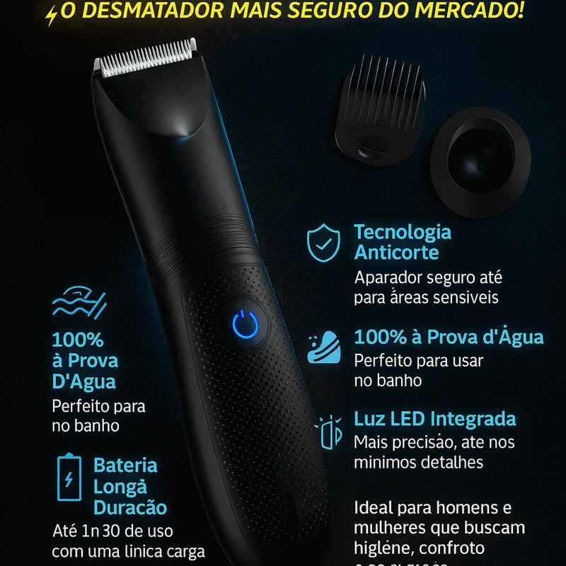 Desmatador: Aparador Elétrico Premium com Tecnologia Anti-Corte - Brilho Shop