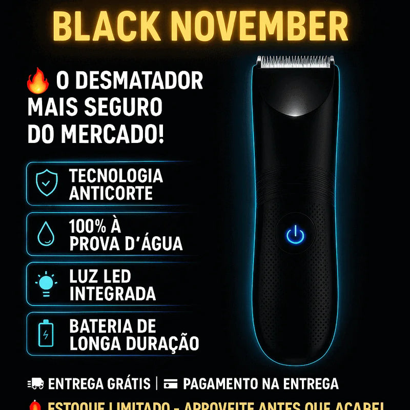 Desmatador: Aparador Elétrico Premium com Tecnologia Anti-Corte - Brilho Shop
