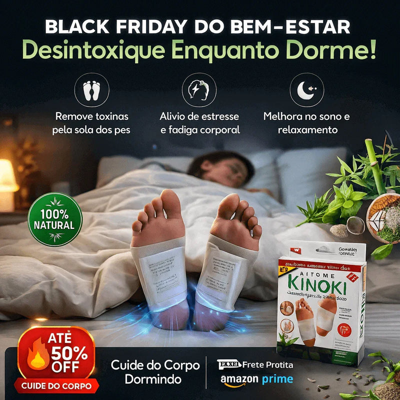 Adesivos Detox Para os Pés Detoxtape - Remova Toxinas Naturalmente - Brilho Shop
