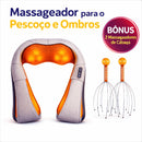 A23 - Massageador Shiatsu com Aquecimento Infravermelho – Alívio Profundo