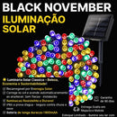 Pisca-pisca Led Solar com 8 Modos de Iluminação - Instalação em 1 minuto - Brilho Shop