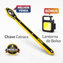 A04 - Chave Catraca Reforçada 360° para Macaco + Brinde Lanterna