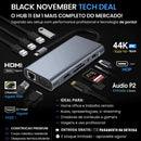 Hub Master 11X – Conexão Completa Type-C - Brilho Shop