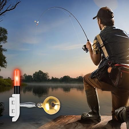 Luz LED para vara de pesca com campainha