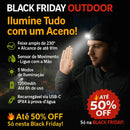 A17 - Lanterna de Cabeça LED 230° com Sensor de Movimento - Brilho Shop