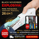 Costura Mágica Portátil™ – Mini Máquina de Costura Elétrica Sem Fio para Reparos Rápidos - Brilho Shop