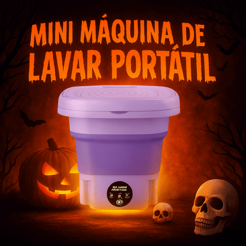 Mini Máquina de Lavar Portátil
