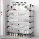 Sapateira de Entrada com Portas Translúcidas – Organização, Proteção e Estilo