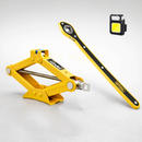 A04 - Chave Catraca Reforçada 360° para Macaco + Brinde Lanterna