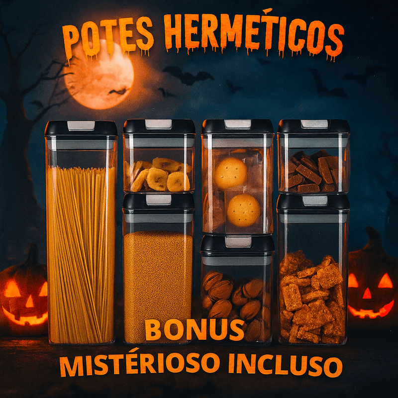 A20 - Potes Herméticos para Armazenamento de Cozinha